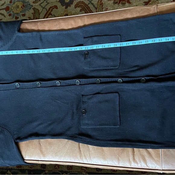 Black Duster Cardigan Sweater - Picture 7 of 8